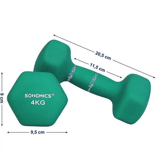 Songmics egykezes kézisúlyzó, 4 kg