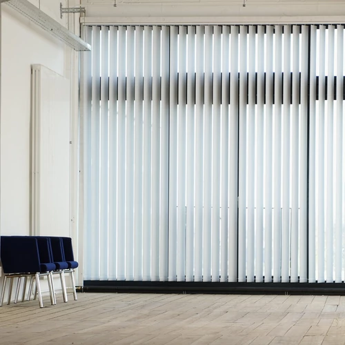 Gardinia fényáteresztő lamellás szalagfüggöny szett 150×260 cm, fehér
