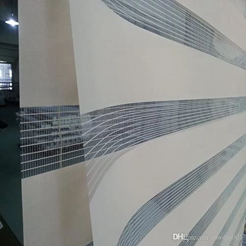 63×116 cm sávos roló, dupla roló, zebra roló, fehér