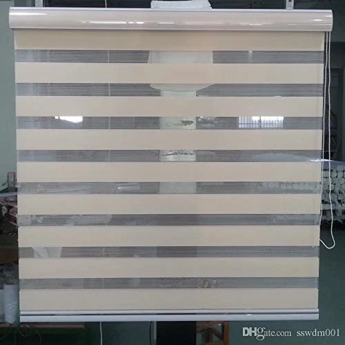 63×116 cm sávos roló, dupla roló, zebra roló, fehér