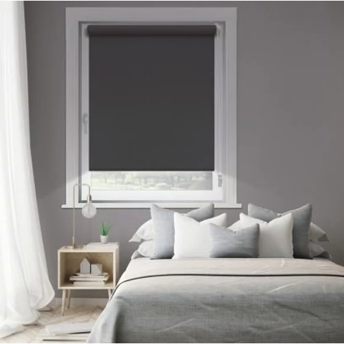 Madécostore 66x190 cm árnyékoló/sötétítő roló, fúrás nélkül, antracit