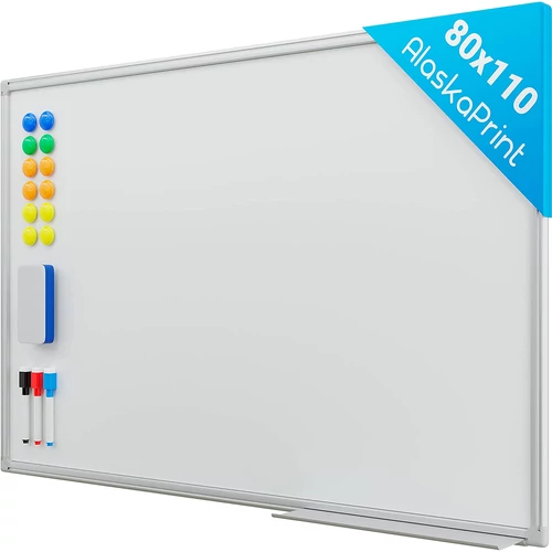 Whiteboard, Alaskaprint mágnestábla 80 x 110 cm