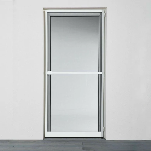 Szúnyogháló ajtó, fehér, aluminium kerettel 100×210 cm