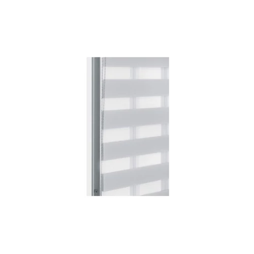 Grandekor sávos roló 75×250 cm, dupla róló, zebra roló, fúrás nélkül, szürke