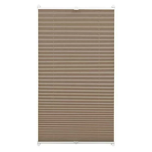 Gardinia 40x130 cm harmónika roló, pliszé függöny, fúrás nélkül, taupe