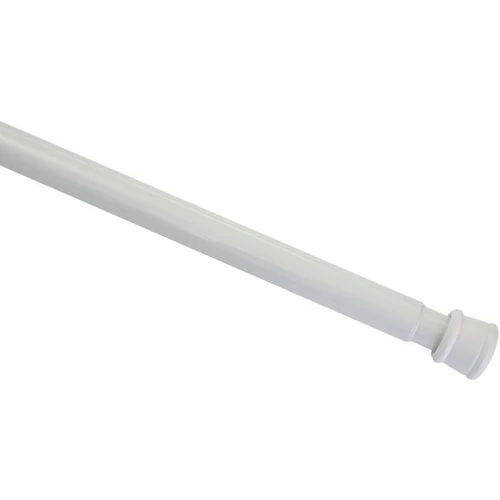 Gardinia teleszkópos függönyrúd, fém, fehér 125-220 cm