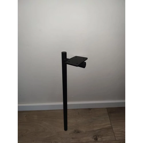 Bútorláb fekete, acél, 3 db, 39 cm