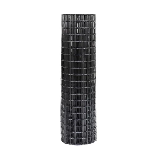 MaximaVida ponthegesztett acél drótkerítés PVC bevonattal, 1 m x 25 m, fekete