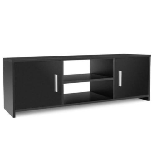 Homfa TV állvány, 110 cm, fekete