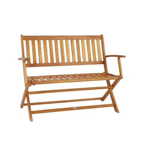 Casaria tömör eukaliptuszfa kerti pad, 120 cm