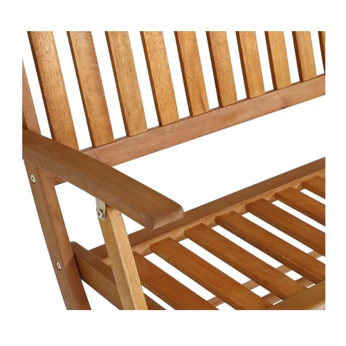 Casaria tömör eukaliptuszfa kerti pad, 120 cm