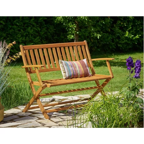 Casaria tömör eukaliptuszfa kerti pad, 120 cm