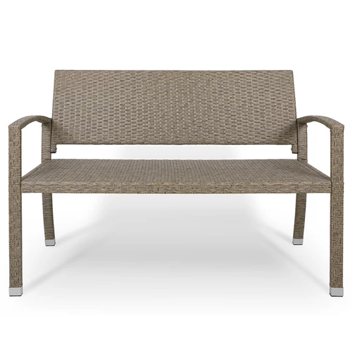 Casaria polyrattan kerti pad, krém, 122 cm