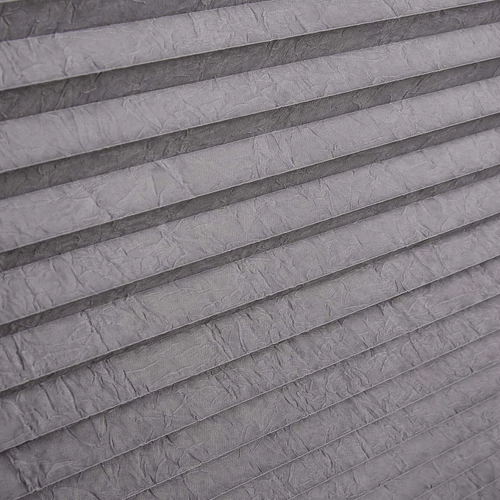Woltu 70×130 cm gyűrt feszített pliszé, fúrás nélkül, szürke