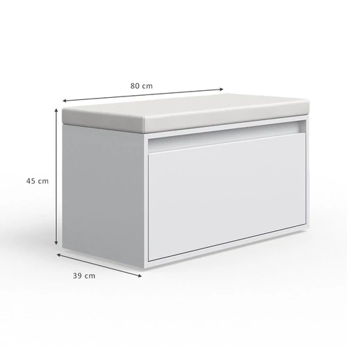 Vicco pad, 80 cm, fehér