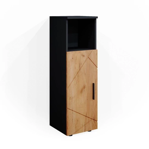 Vicco Irma midi szekrény, 95 cm, antracit-tölgy