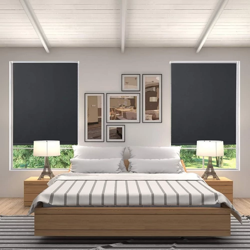 Woltu 120×160 cm hőszigetelő roló, fúrás nélkül, antracit