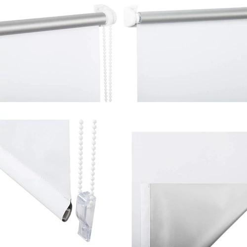 Woltu 80×210 cm hőszigetelő roló, fúrás nélkül, fehér