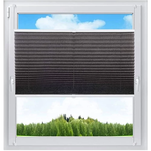 Woltu 55x100 cm feszített pliszé, fúrás nélkül, antracit