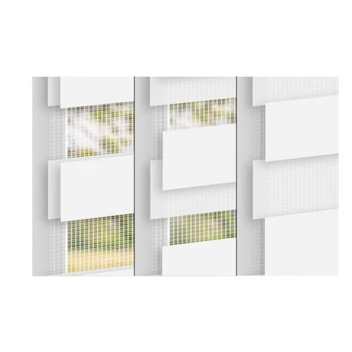 ECD germany 95 X 150 cm sávos roló, dupla roló, zebra roló, fúrás nélkül, fehér