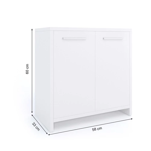 Vicco Kiko mosdószekrény, 58 cm, fehér