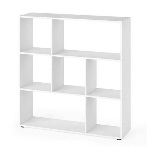 Vicco Nove térelválasztó 7 rekesszel, fehér, 138x143x29 cm