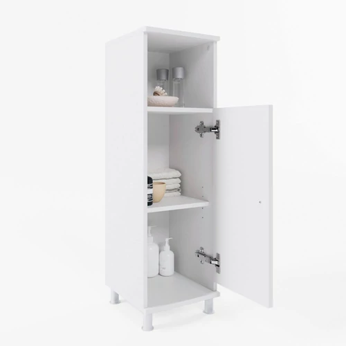Vicco Fynn midi szekrény, fehér, 95 cm