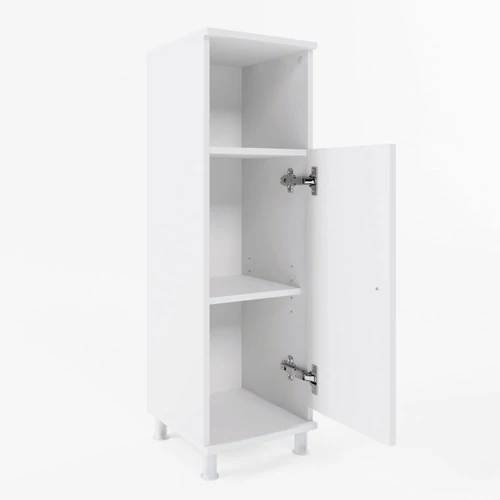 Vicco Fynn midi szekrény, fehér, 95 cm