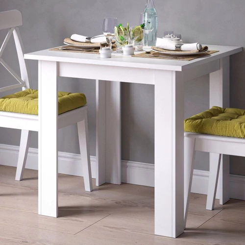 Vicco Karlos étkezőasztal 80 cm, fehér