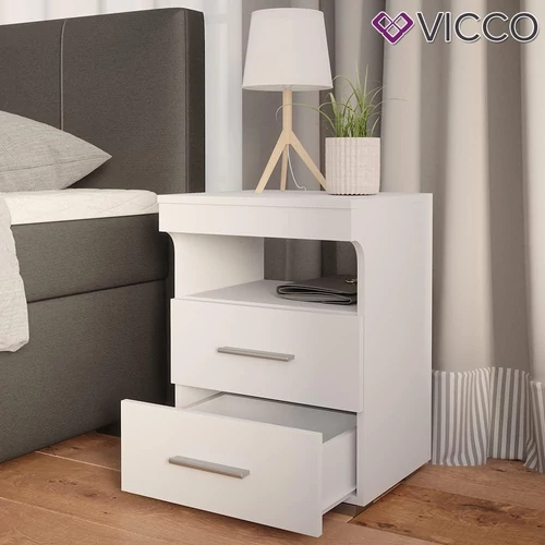 Vicco Evi éjjeliszekrény 45x61 cm, fehér