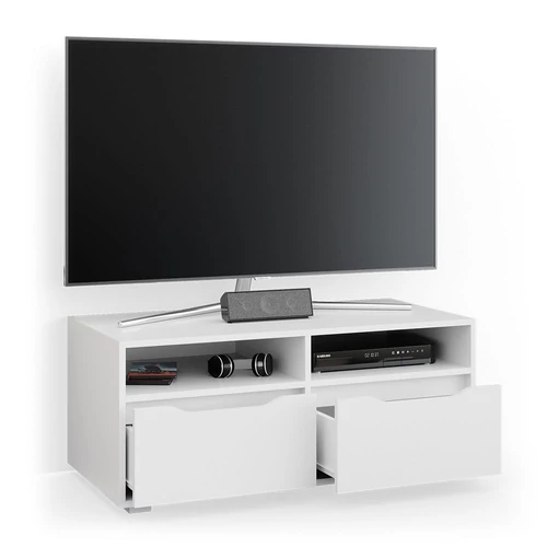 Vicco Ruben TV állvány, 100 cm, fehér