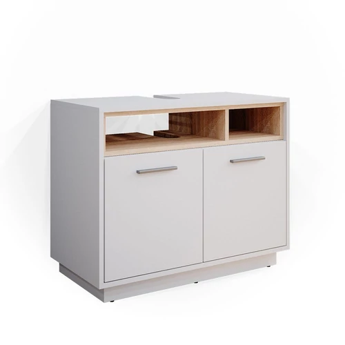 Vicco Beatrice mosdószekrény, 80 cm, tölgy-fehér