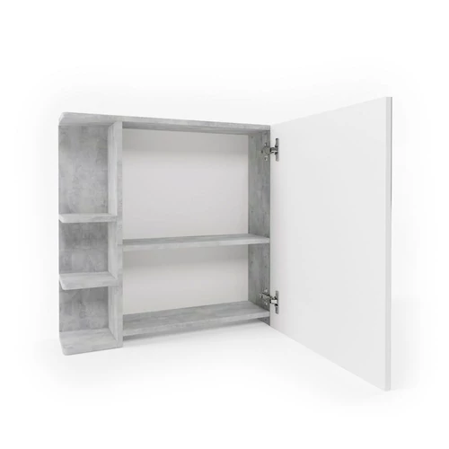 Vicco Fynn tükrös szekrény 80x64 cm, beton