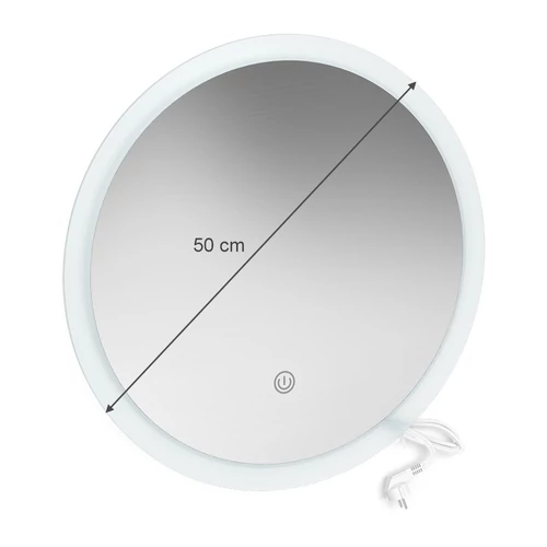 Vicco kerek tükör Led világítással, 50 cm