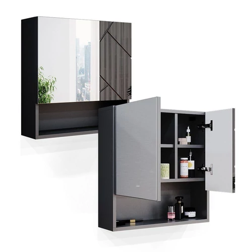 Vicco Irma türkös szekrény, 54x55x16,5 cm, magasfényű antracit