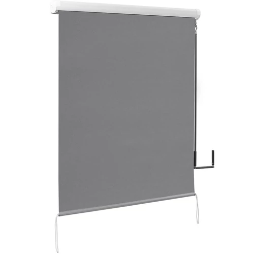 Woltu 100×240 cm kültéri roló hajtókarral, sötétszürke