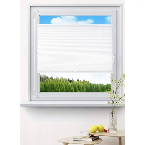Woltu 60×220 cm feszített pliszé, fúrás nélkül, fehér