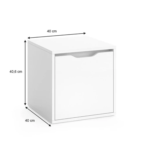 Vicco Ruben cipőpad, fehér, 40 cm