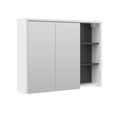 Vicco Viola tükrös szekrény 100x75 cm, fehér/antracit