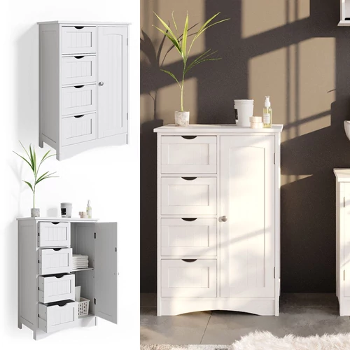 Vicco Bianco fürdőszobai szekrény, fehér, 55 x 81 x 30 cm