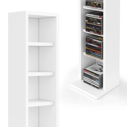 Vicco CD, DVD polc, fehér