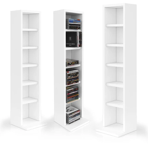 Vicco CD, DVD polc, fehér