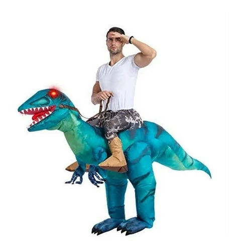 Spooktacular felfújható dinoszaurusz hátán jelmez, felnőtt egy méretes