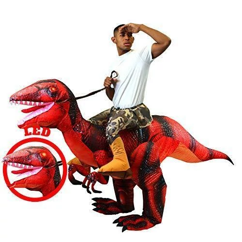 Spooktacular felfújható dinoszaurusz hátán jelmez, felnőtt egy méretes