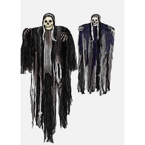 Halloween függő csontváz dekoráció szett, 2 db-os