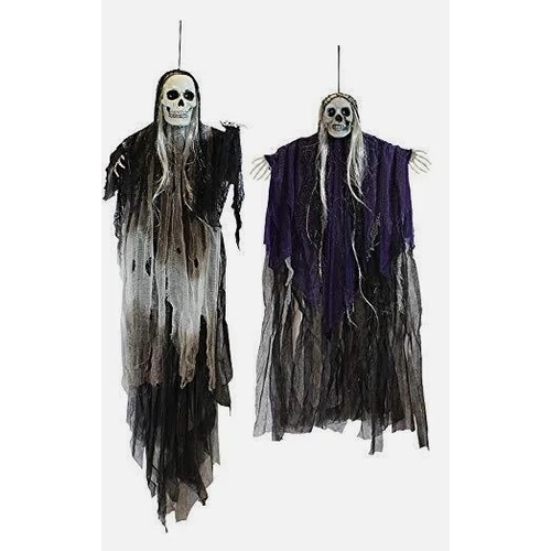Halloween függő csontváz dekoráció szett, 2 db-os
