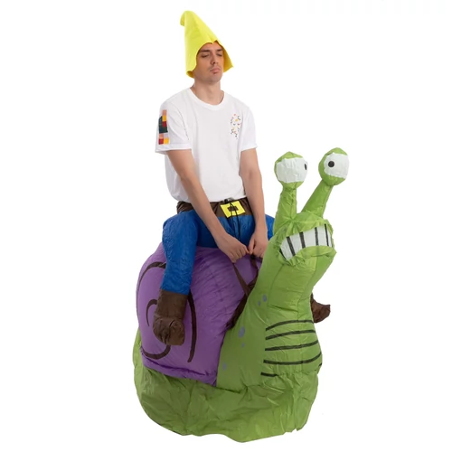 Spooktacular felfújható csiga hátán jelmez, felnőtt egy méretes