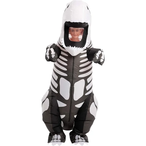 Spooktacular felfújható T-rex csontváz dinoszaurusz jelmez, felnőtt egy méretes