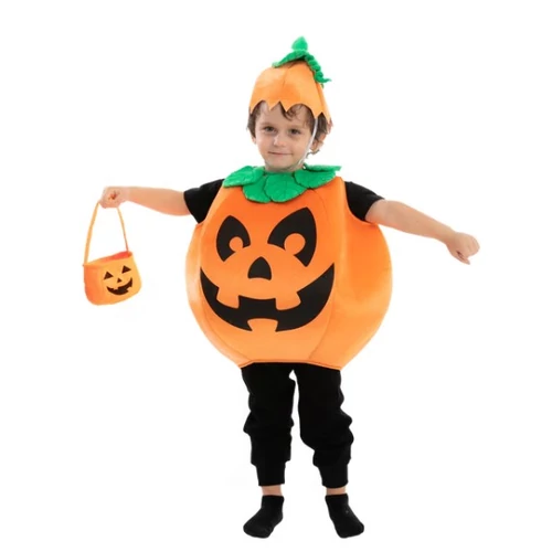 Halloween tök gyerek jelmez, S (5-7 év)