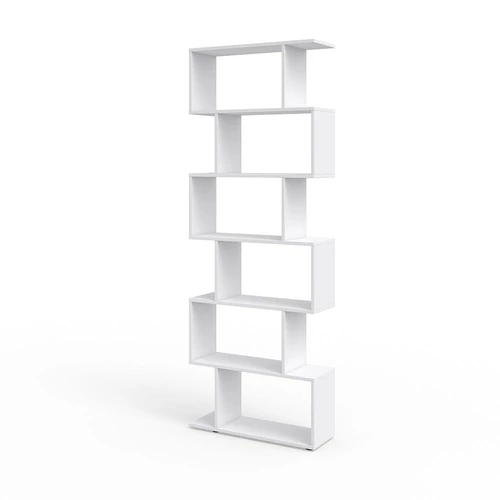 Vicco Levio térelválasztó 6 rekesszel, fehér, 70x196,1x24 cm B kat.